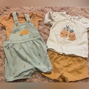 Pekkle Brand 18-Month Baby Girl Outfit Set – 3 Pieces